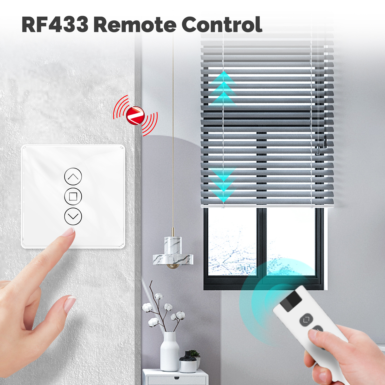 MOES Tuya ZigBee Smart Curtain - Smart Home Touchscreen Control Panel ulasan dan harga