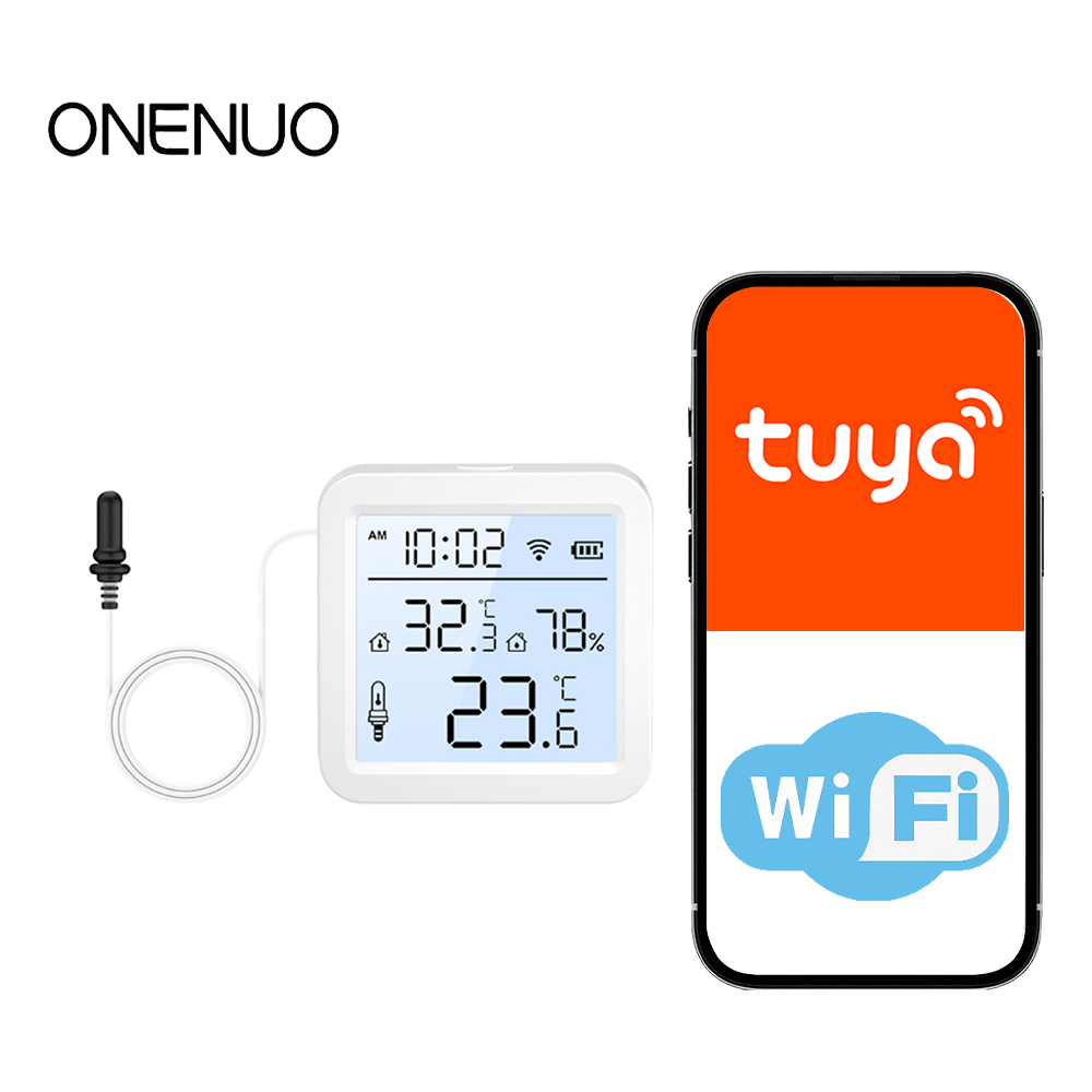 WiFi Humidity Temperature Sens - Smart Home Monitor ulasan dan harga