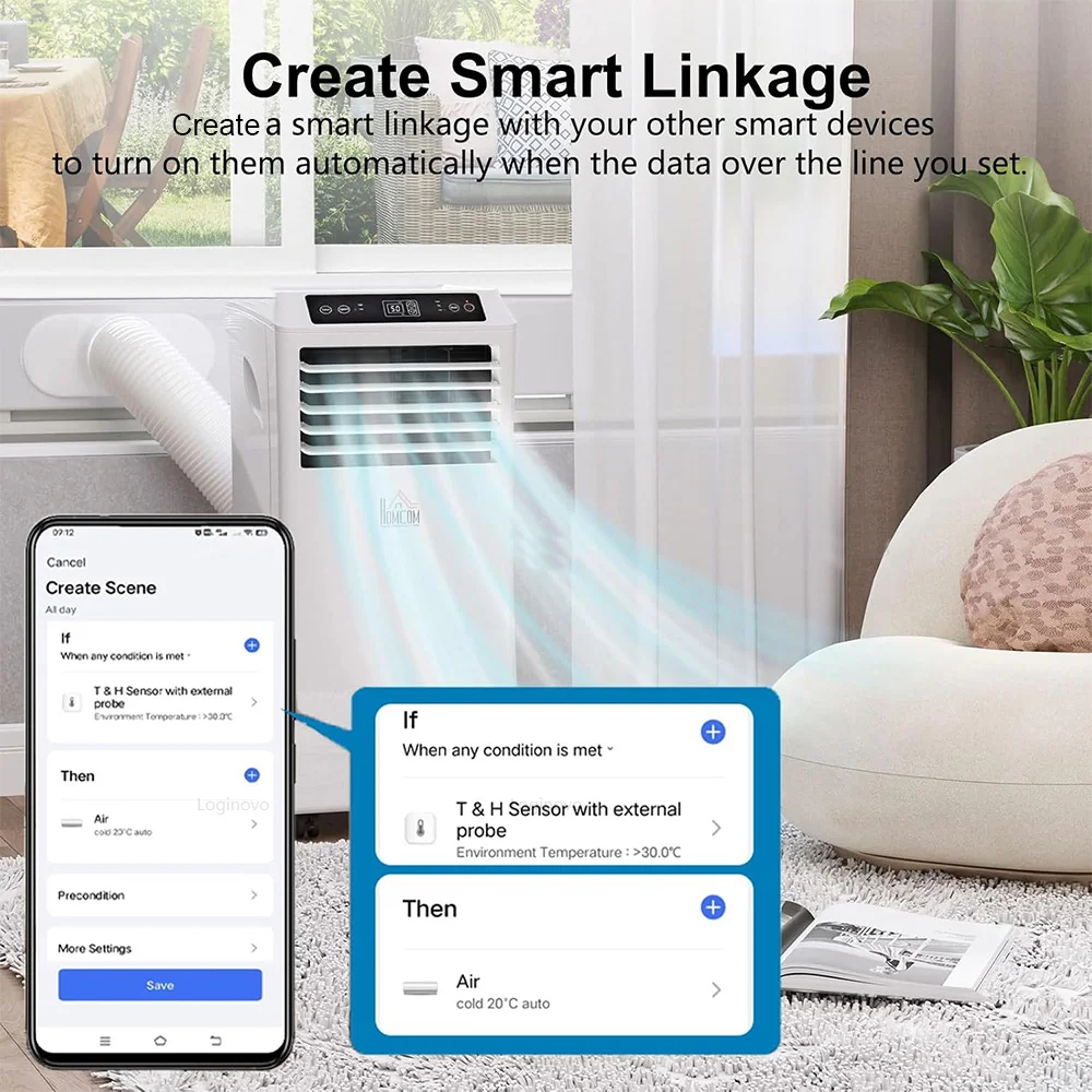 WiFi Humidity Temperature Sens - Smart Home Monitor ulasan dan harga