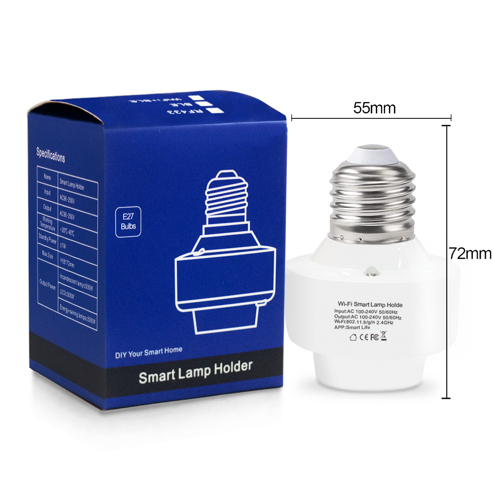 Tuya Smart E27 Socket Switch A - Smart Home Google Assistant ulasan dan harga