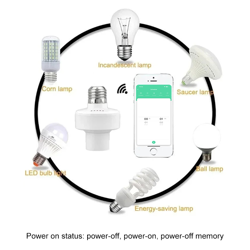 Tuya Smart E27 Socket Switch A - Smart Home Google Assistant ulasan dan harga
