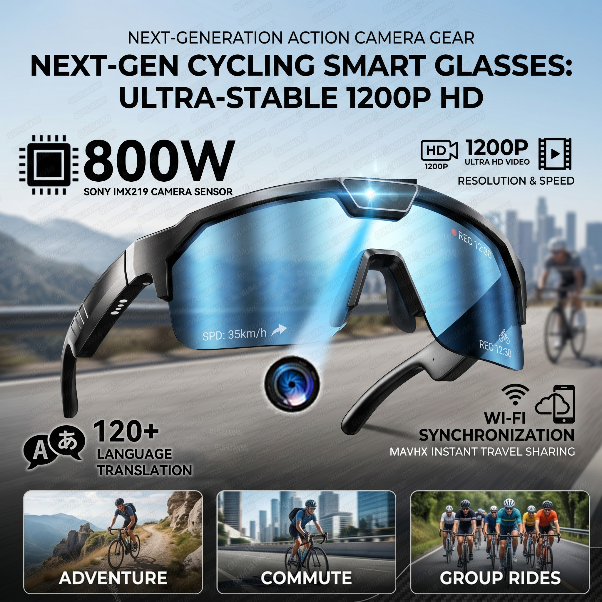Smart Glasses with 4K HD Anti- - Smart Home Speaker ulasan dan harga