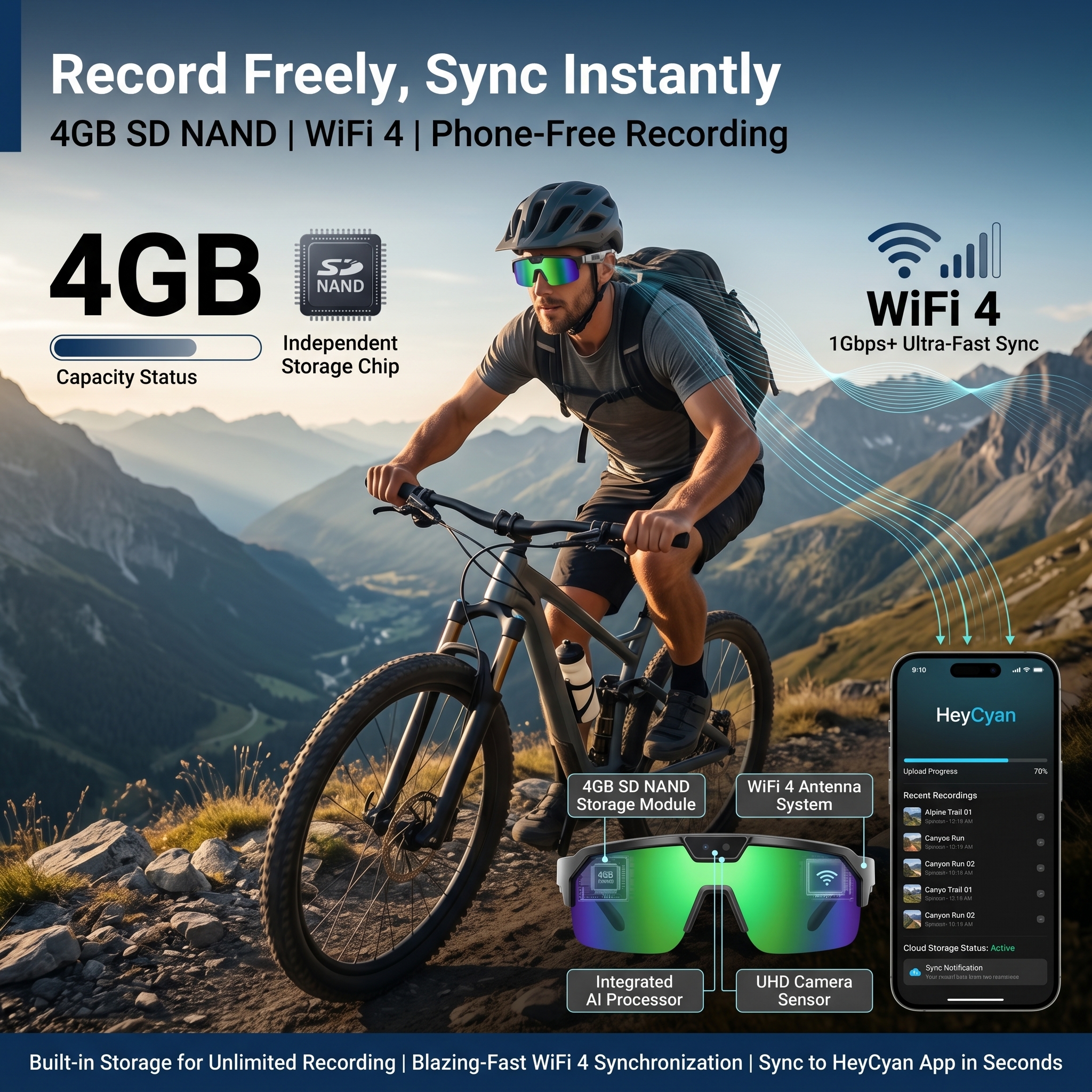 Smart Glasses with 4K HD Anti- - Smart Home Speaker ulasan dan harga