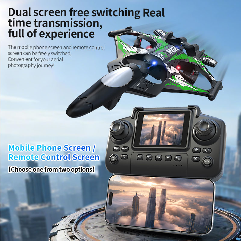 Foam plane 2.4G wifi RC fighte - Wifi Led Dimmer ulasan dan harga